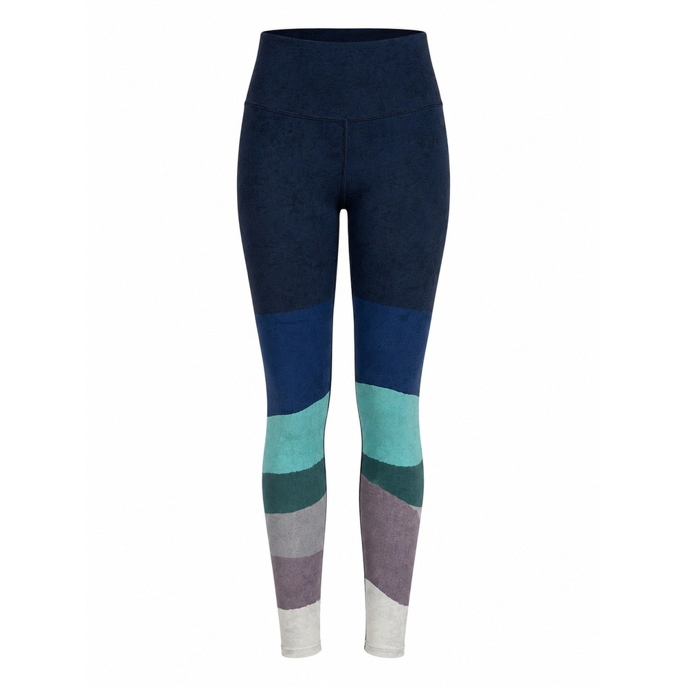 Beyond Yoga High Waisted Lux Leggings Blue Scenic Ombré Activewear Small